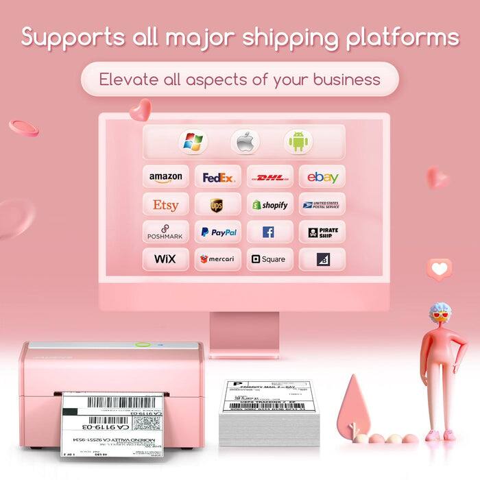 Supports all major shipping platforms

Elevate all aspects of your business

- Amazon
- FedEx
- DHL
- eBay
- Etsy
- UPS
- Shopify
- PayPal
- Poshmark
- Wix
- Mercari
- Square
- Pirate Ship
- United States Postal Service