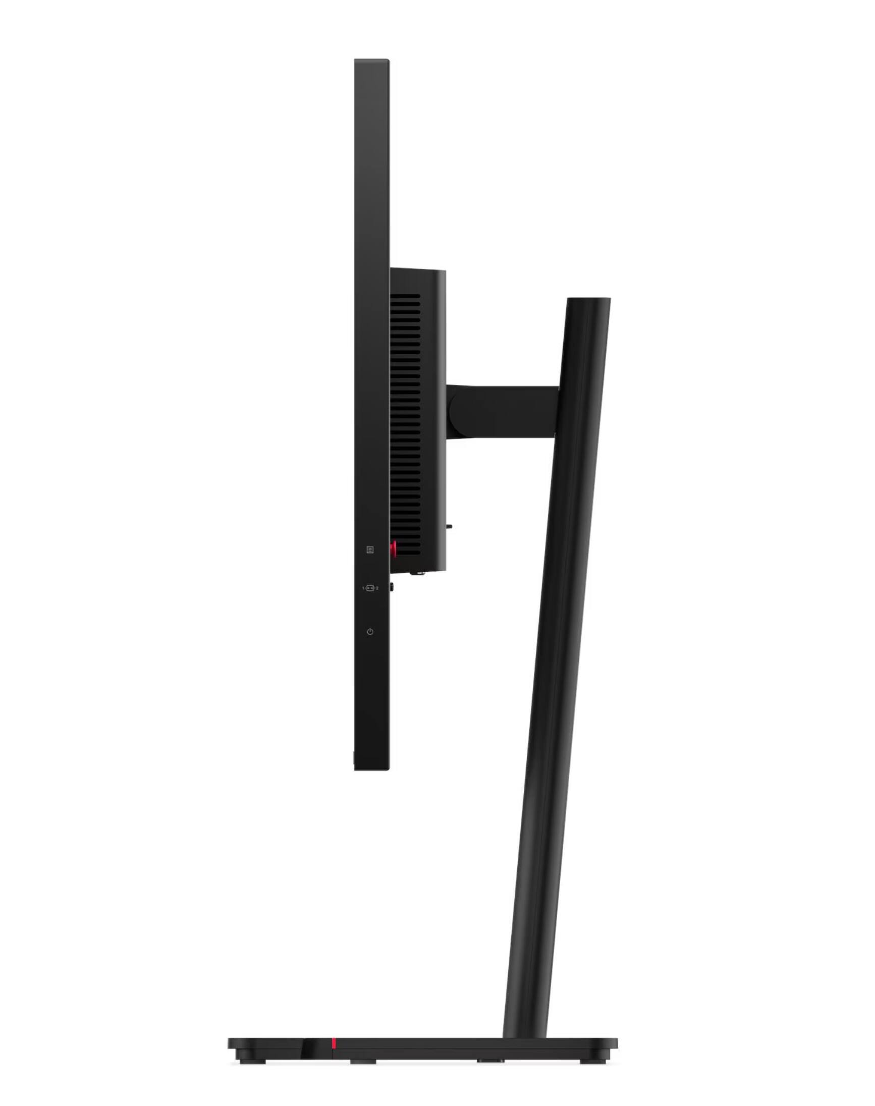 Alt View 2. Lenovo - ThinkVision T27-40 27" Monitor - FHD, 120 Hz, IPS WLED, USB Hub, HDMI, DP, VGA (64A5MAR6UZ) - Eclipse Black.