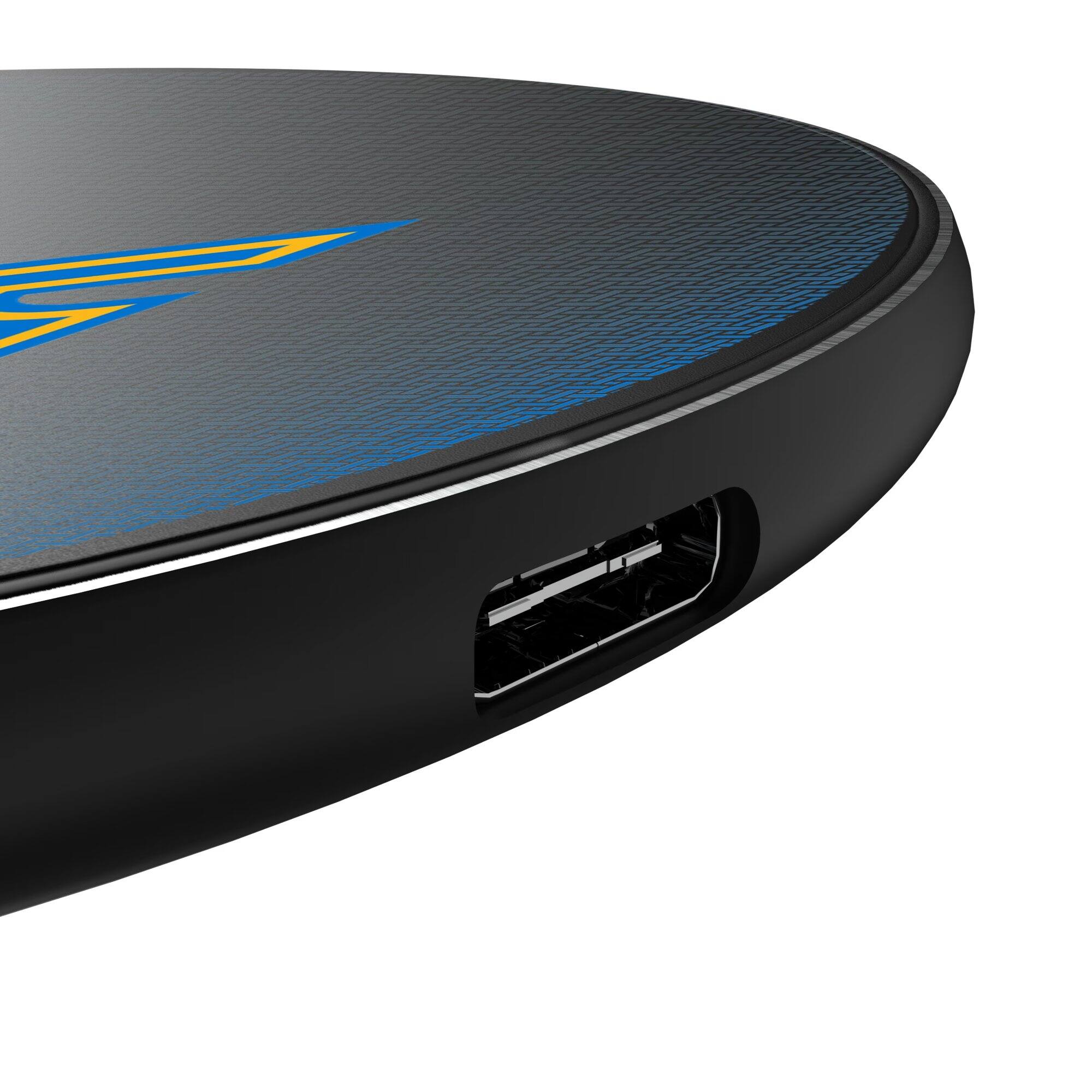 Alt View 2. Keyscaper - St. Louis Blues 15 Watt Wireless Induction Charger - Black.