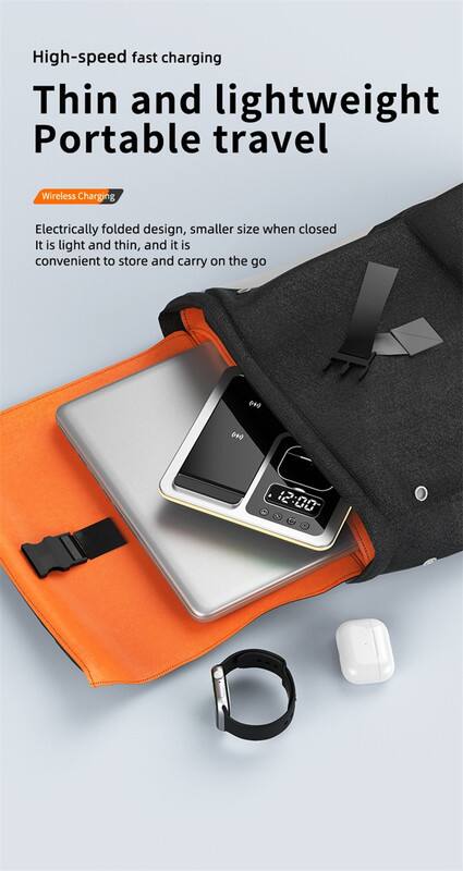 High-speed fast charging  
Thin and lightweight  
Portable travel  

Wireless Charging  

Electrically folded design, smaller size when closed  
It is light and thin, and it is convenient to store and carry on the go