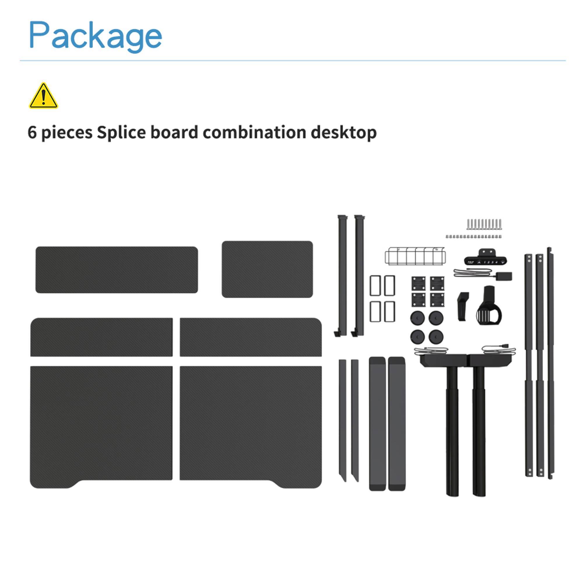 Package

6 pieces Splice board combination desktop