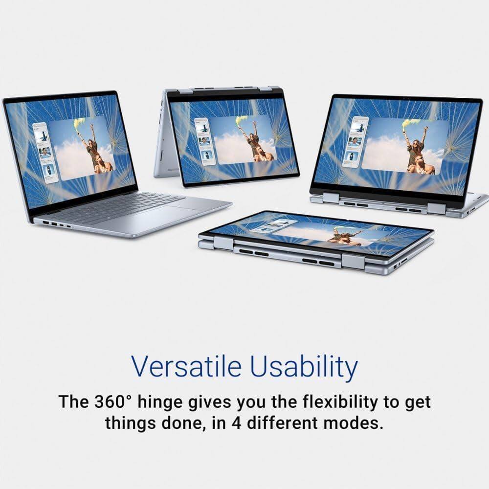 Versatile Usability

The 360° hinge gives you the flexibility to get things done, in 4 different modes.