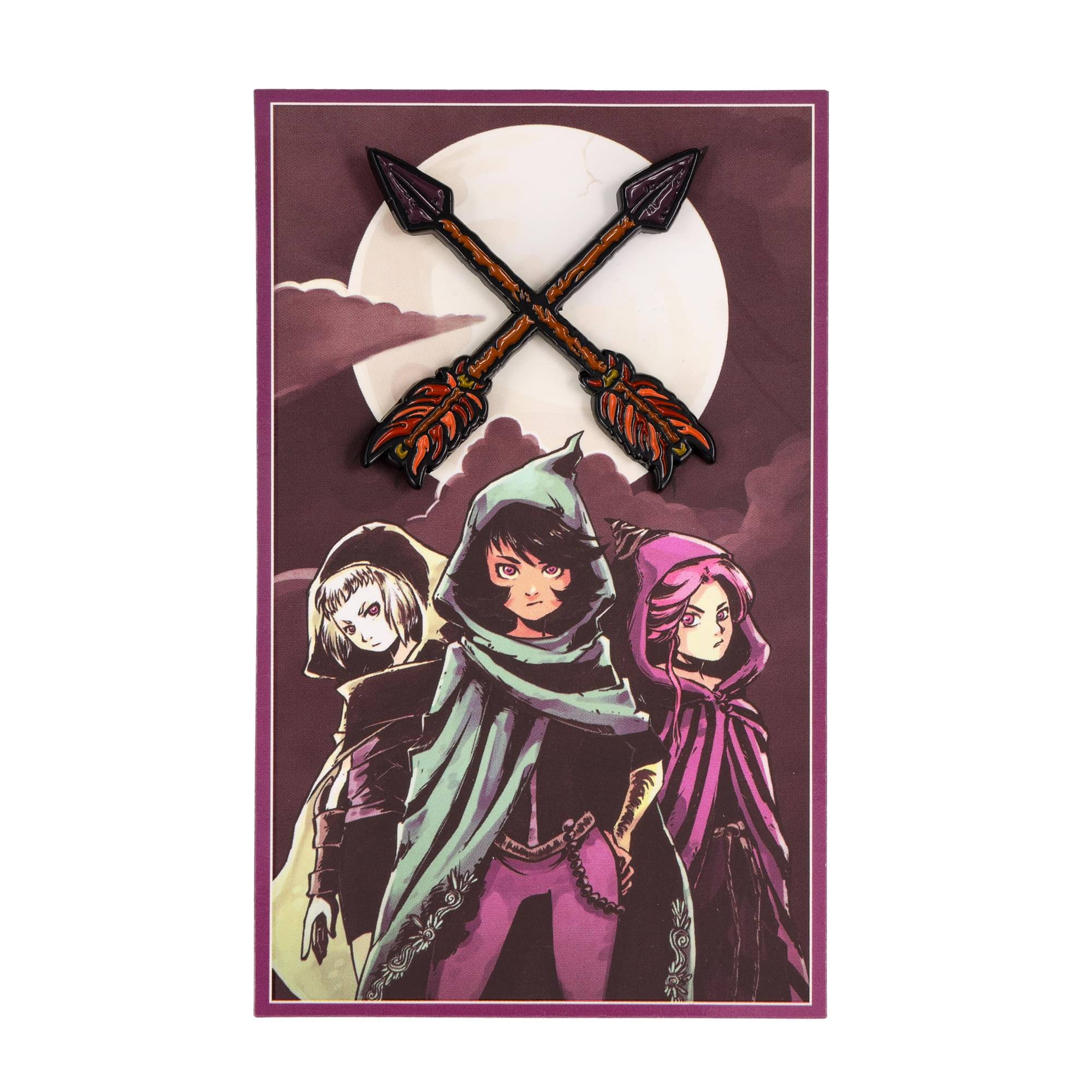 Alt View 1. Nerd Block - TowerFall Ascension Arrow Pin - Pink.