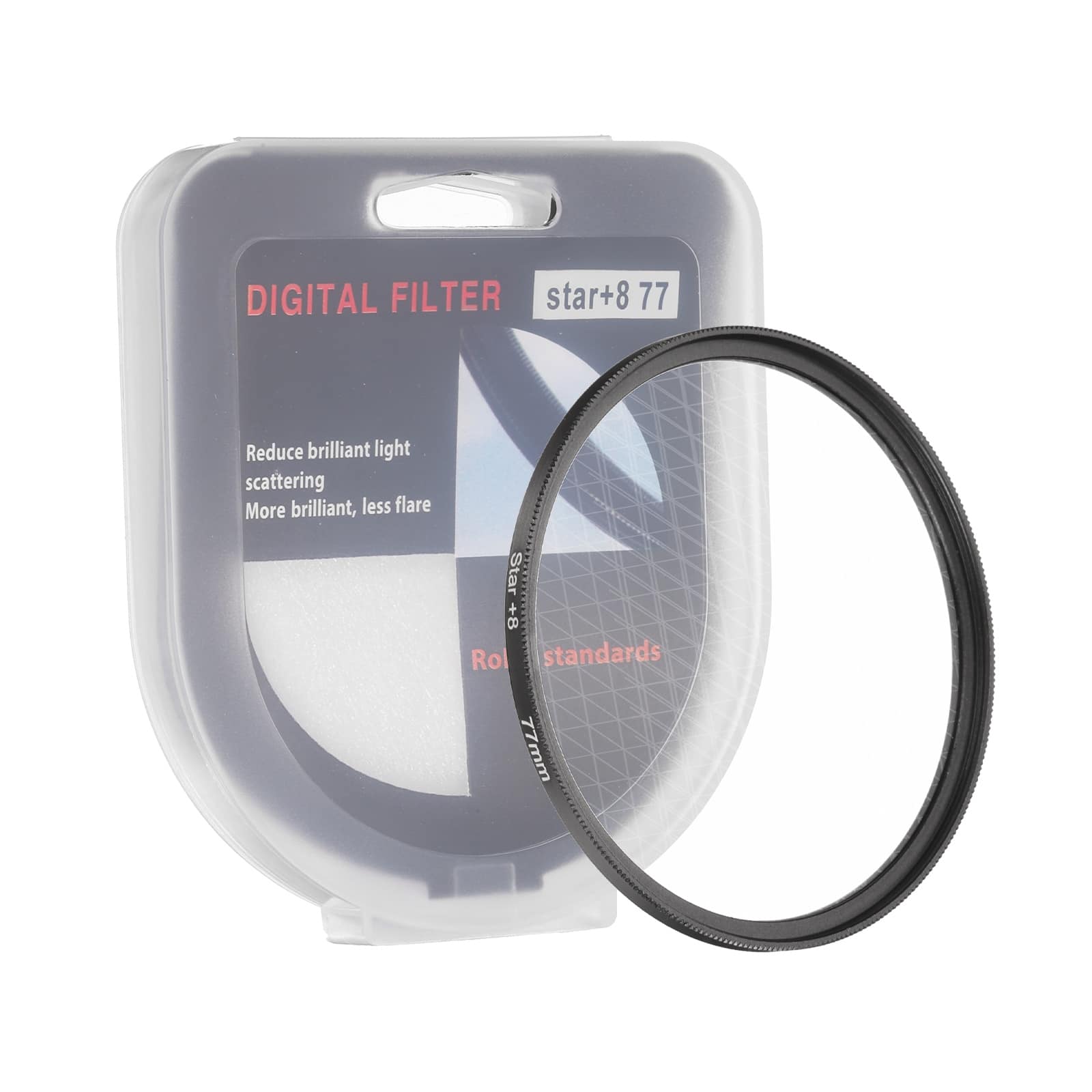 Unique Bargains - 77mm Star Filter, 8 Points Starburst Variable Twinkle Effect Ultra Slim Optical for Nikon DSLR price history on PriceWatchPro
