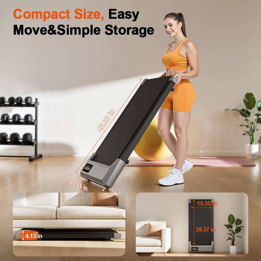 Compact Size, Easy Move & Simple Storage

46.38 in  
20.24 in  
15.35 in  
4.13 in  
39.37 in