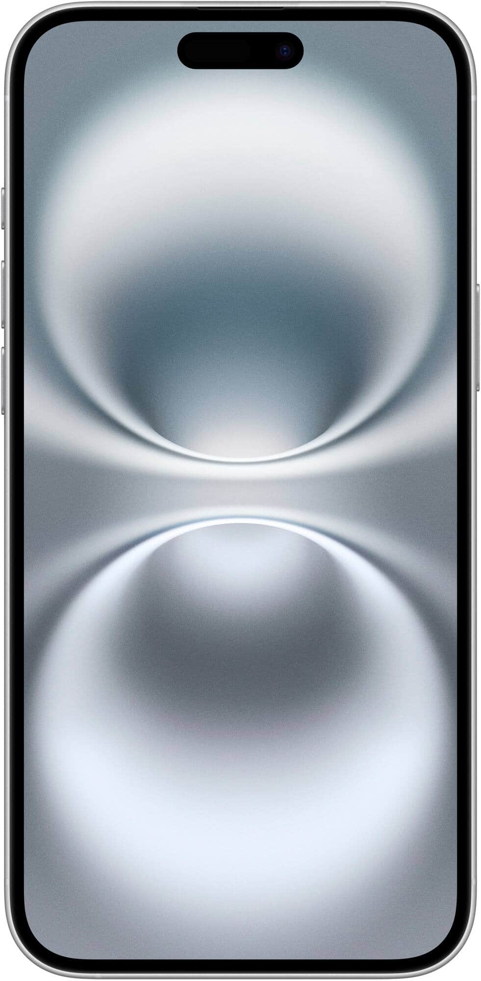 Angle. Apple - Pre-Owned Excellent iPhone 16 5G 128GB - Apple Intelligence - (Unlocked) - White.