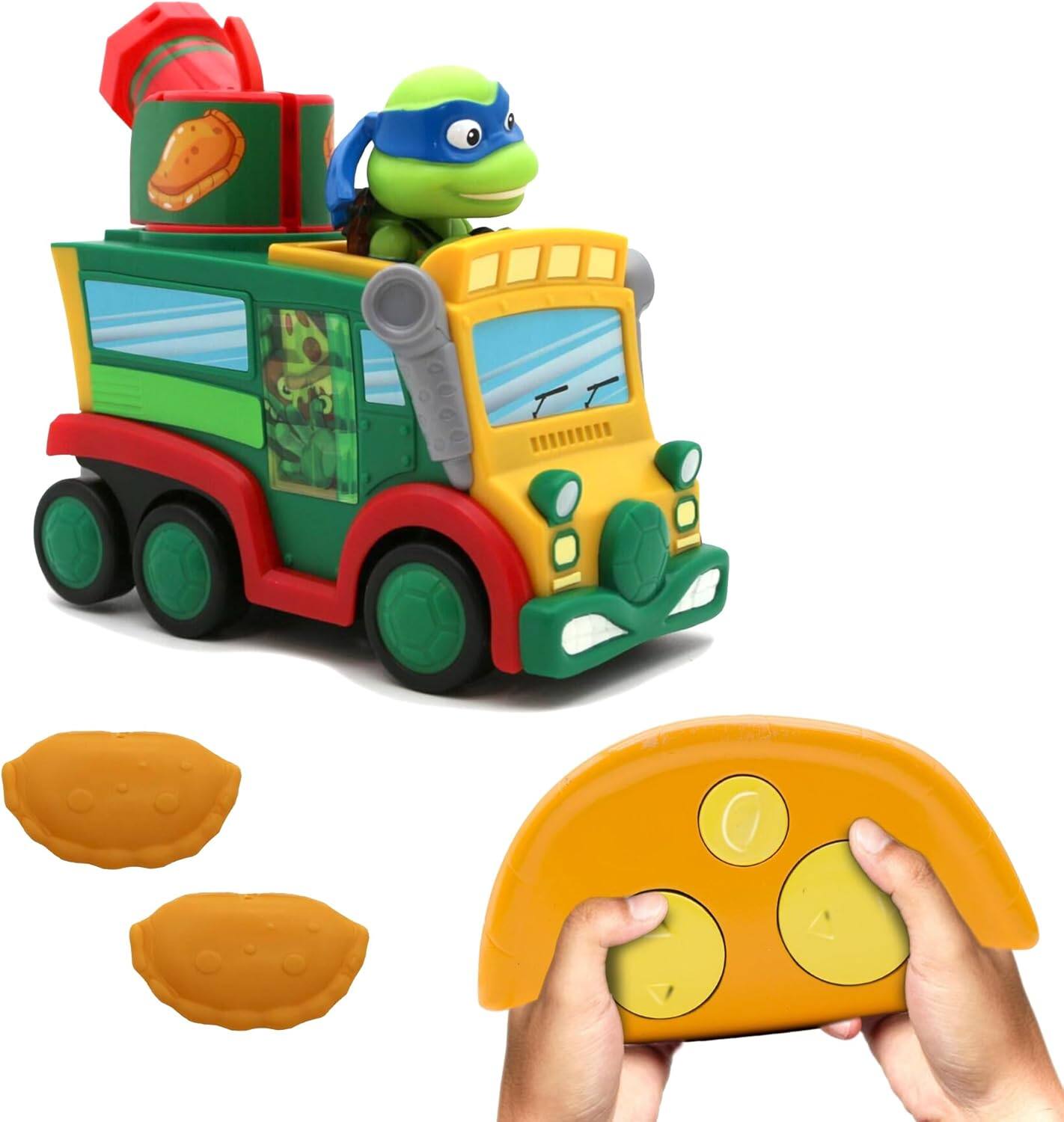 Angle. Mattel - Teenage Mutant Ninja Turtles Mutant Mayhem Calzone Drift RC Vehicle.