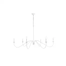 Living District - Rohan 60 inch chandelier - White