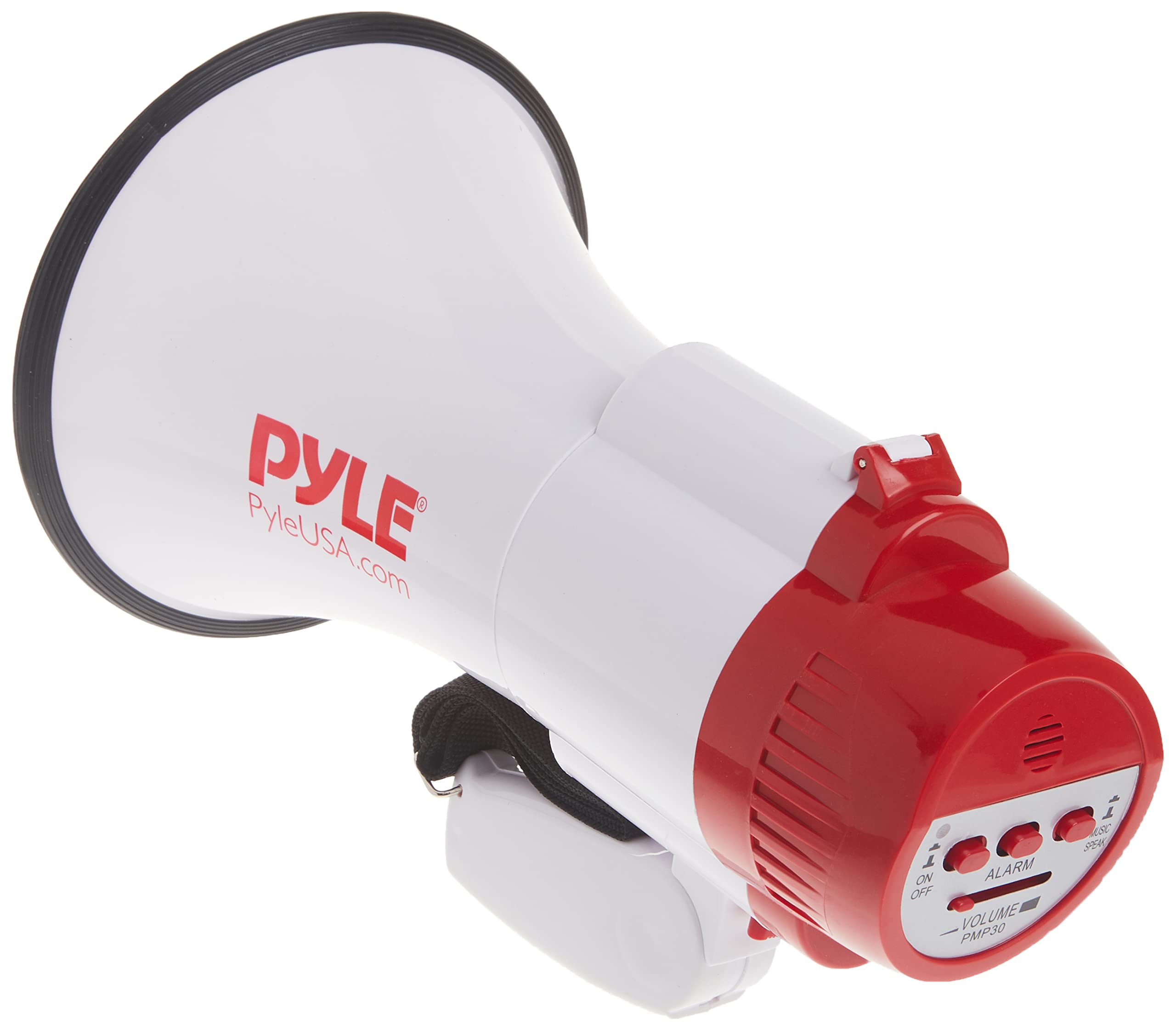 PYLE PyleUSA.com, ON, ALARM, OFF, VOLUME, PMP30