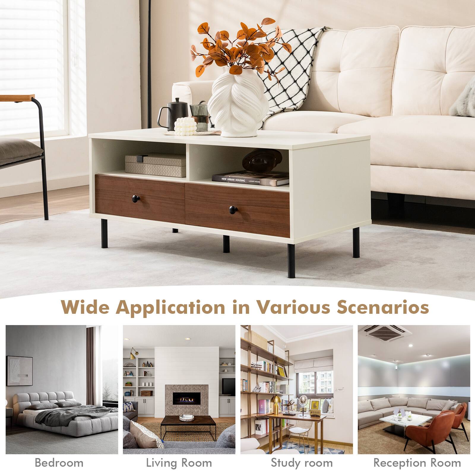 Wide Application in Various Scenarios:
- Bedroom
- Living room
- Study room
- Reception room