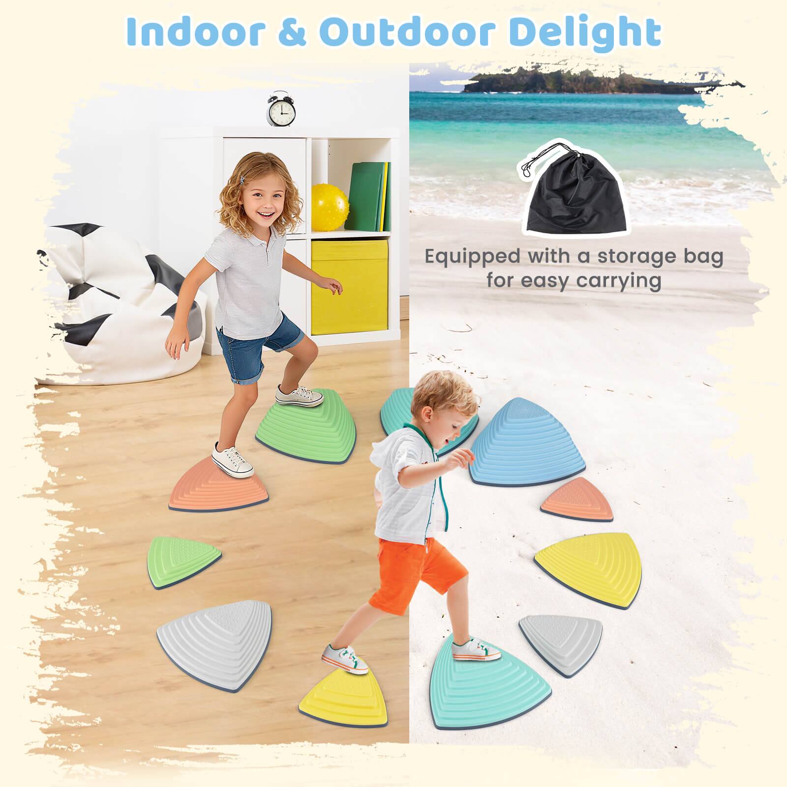 Indoor & Outdoor Delight  
Equipped with a storage bag for easy carrying