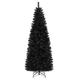 Boyel Living - 7ft Halloween Tree with Warm White Lights and PVC Branch Tips - Black