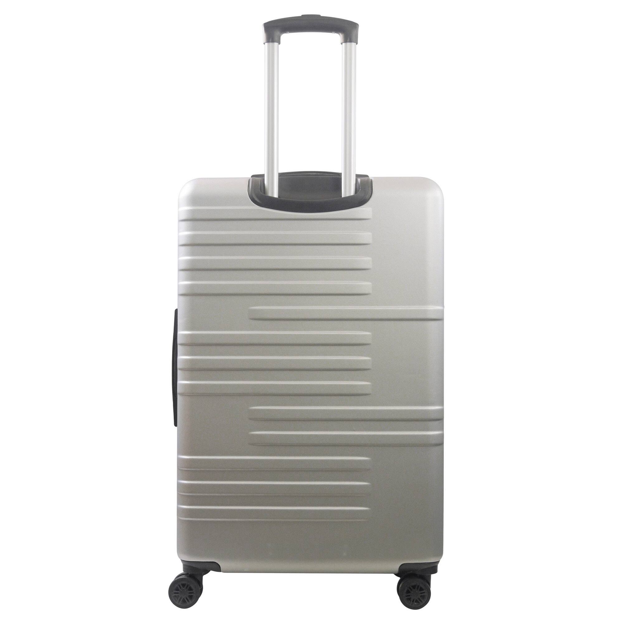 Back. American Dreamliner - 30" Hardside Luggage with Expansion - SILVER GREY.