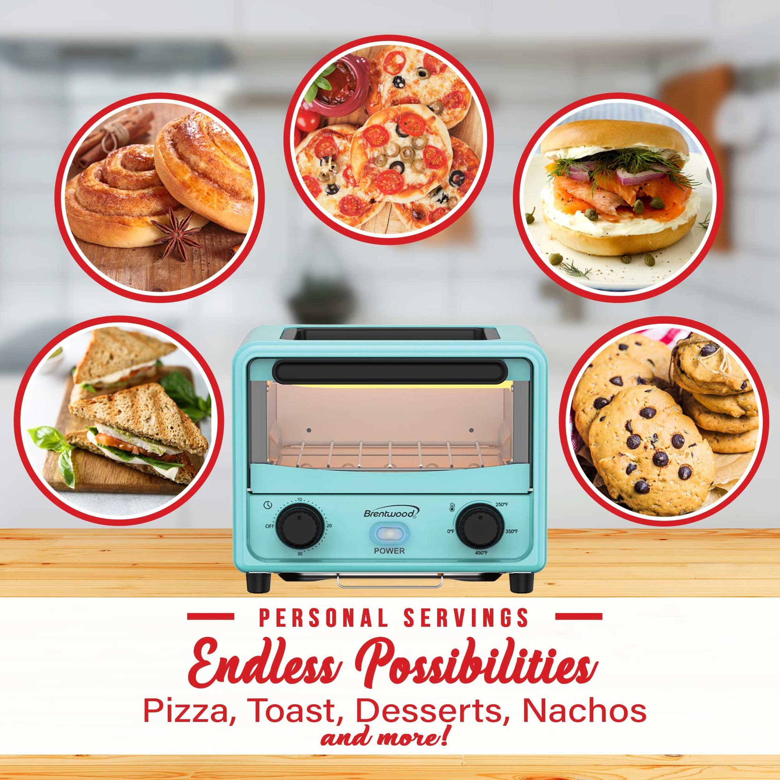Brentwood 1 n POWER  
PERSONAL SERVINGS  
Endless Possibilities  
Pizza, Toast, Desserts, Nachos and more!