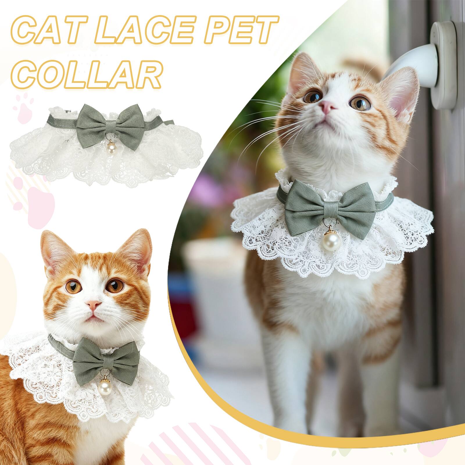 CAT LACE PET COLLAR