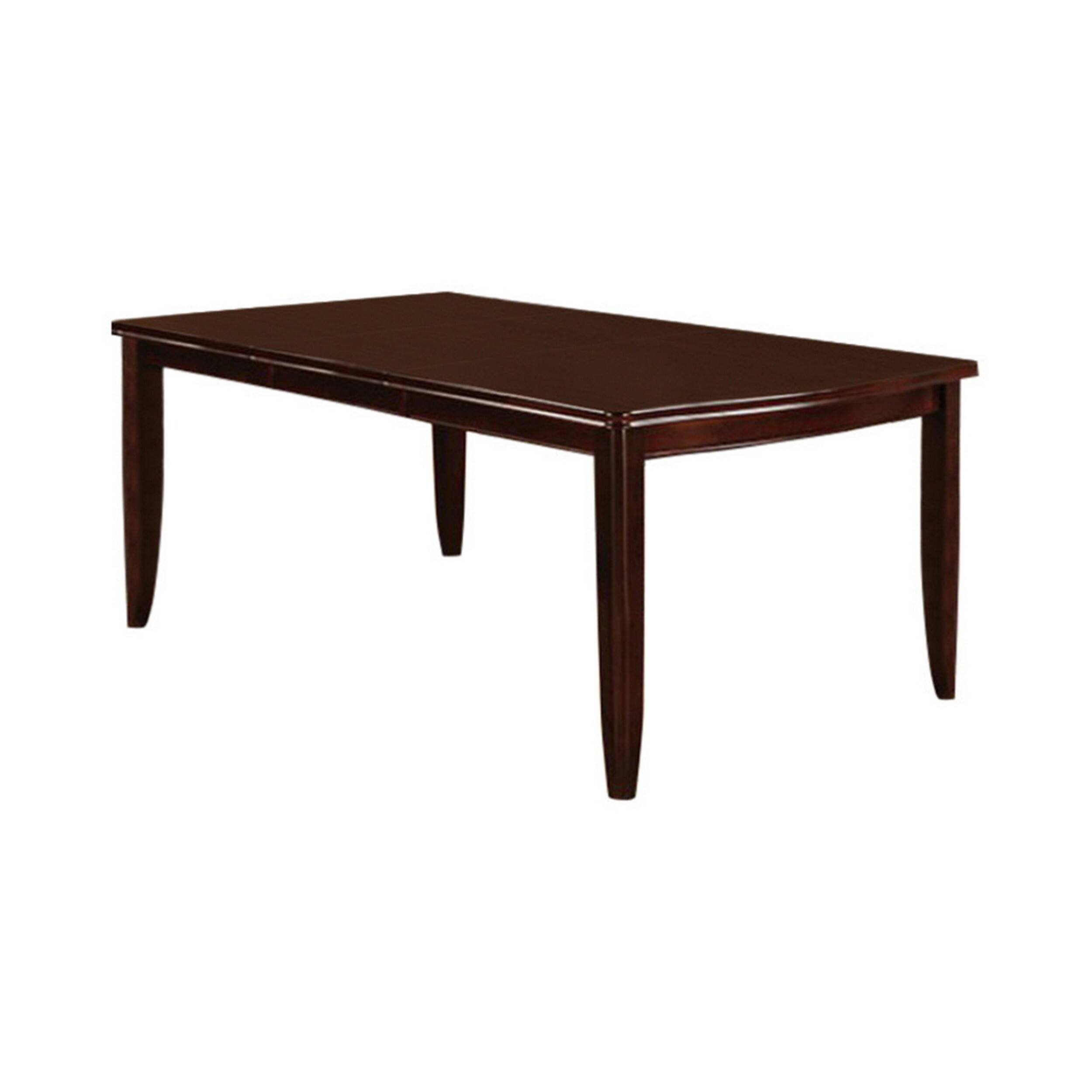 Alt View 1. Manhattan Lane - Transitional Dining Table, Espresso Brown - Brown.