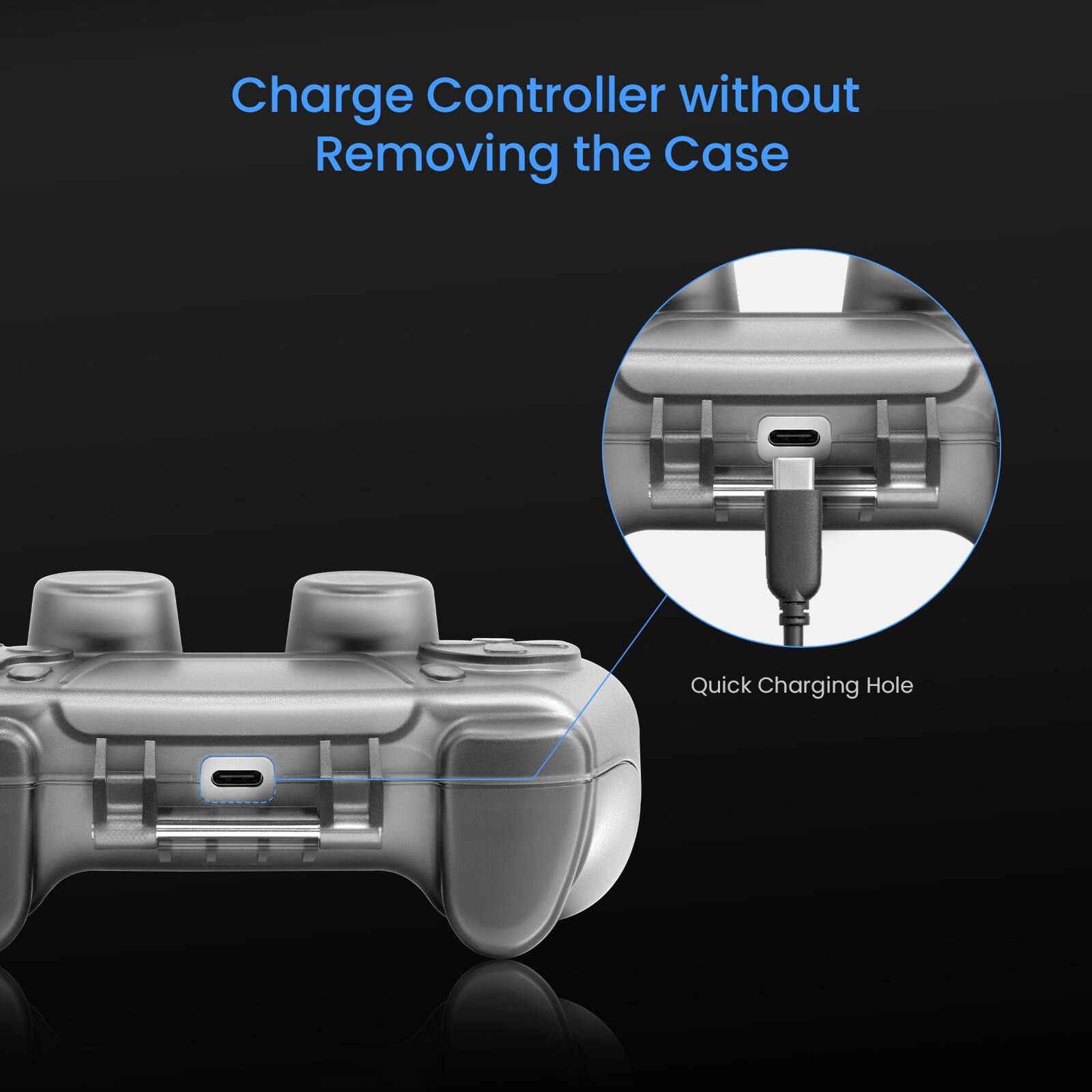 Charge Controller without Removing the Case Quick Charging Hole