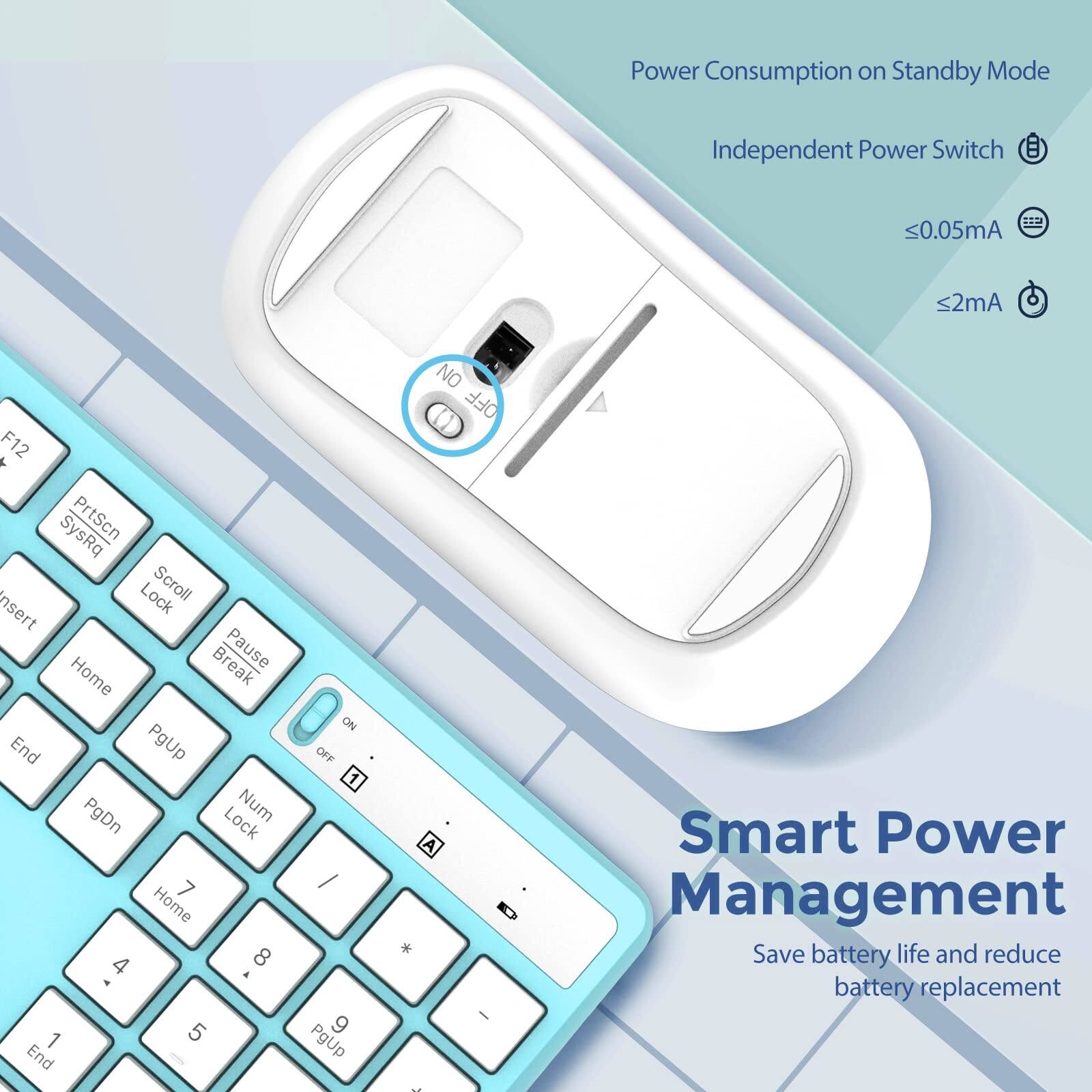 Power Consumption on Standby Mode  
Independent Power Switch  
≤0.05mA  
≤2mA  

Smart Power Management  
Save battery life and reduce battery replacement