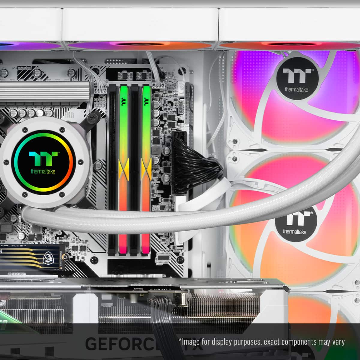 ROG ce TT thermaltake T thermaltake X thermaltake 4 - ENO E GEFORCE *Image for display purposes, exact components may vary