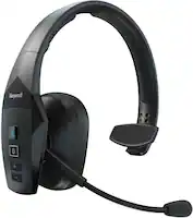 BlueParrott - B550-XT Wireless Bluetooth Mono Headset with 96% Noise-Cancelling Microphone and 100% Voice Control - Black - Front_Zoom