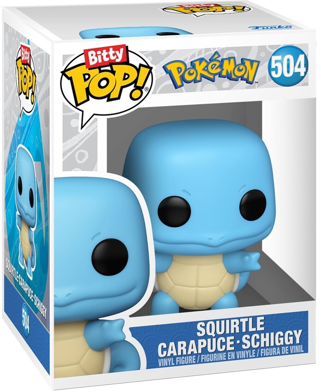 YKE OOPPY YO FuaLe F S Bitty POKEMON 504 P TOP! T S SOLE-GRANE E SOUEST EA SQUIRTLE CARAPUCE SCHIGGY VINIL VINYLE / FIGURA DE VINYL FIGURE / FIGURINE / FIGURINE EN VINYL FIGURE
