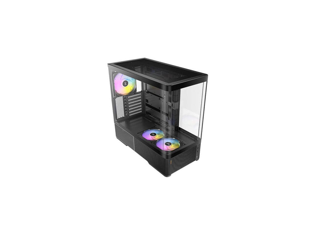 Antec - C6 Curve ARGB Mid-Tower, Tempered Glass, 3 Fans, 360mm Radiator, 450mm GPU, Type-C 10Gbps - Black price history on PriceWatchPro