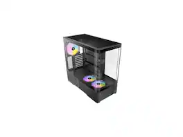 Antec - C6 Curve ARGB Mid-Tower, Tempered Glass, 3 Fans, 360mm Radiator, 450mm GPU, Type-C 10Gbps - Black