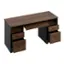 Alt View 11. Bestier - 59" Wide Office Desk with Four Drawers and File Drawer Computer Desk - Cherry.