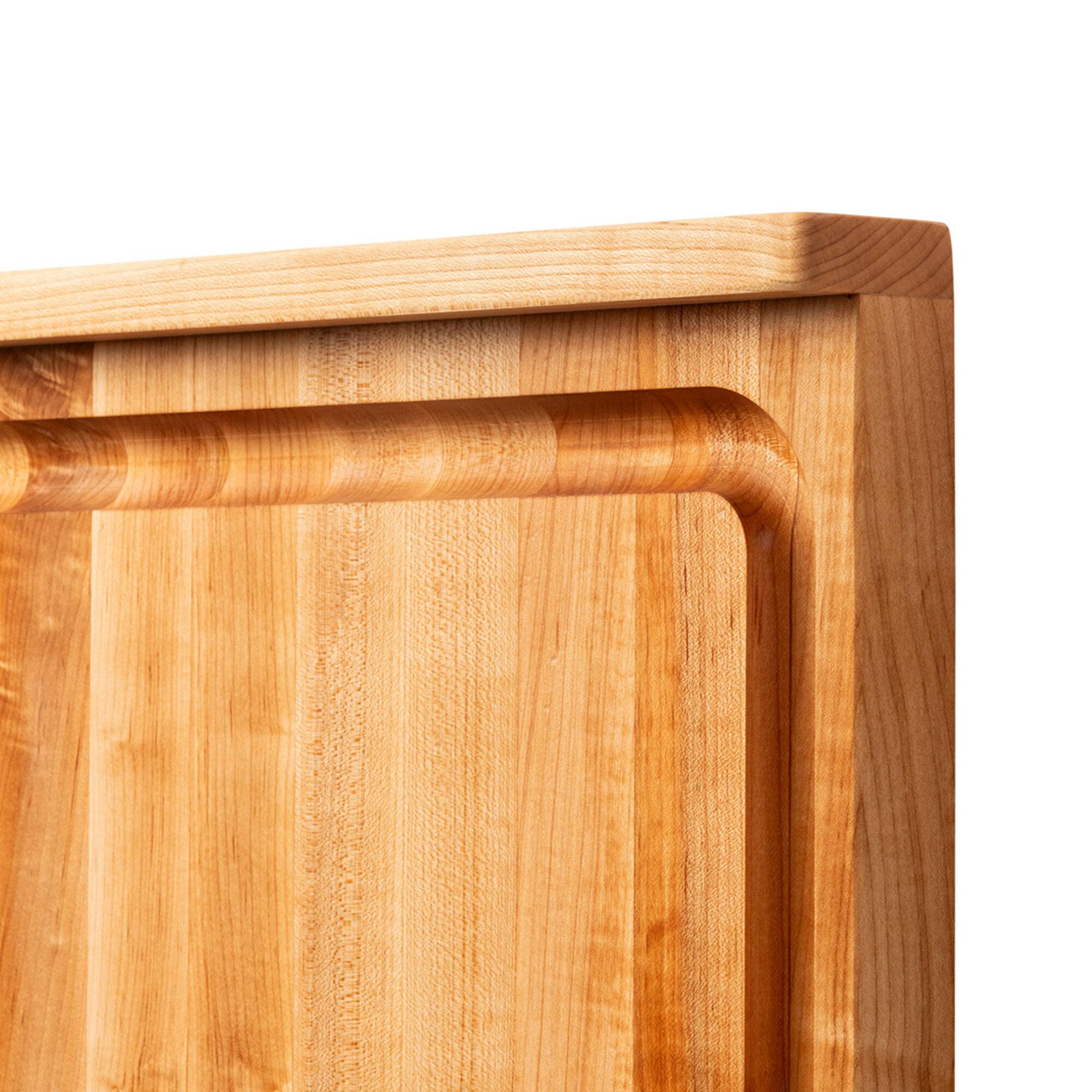Alt View 7. John Boos - John Boos Countertop Reversible Wood Cutting Board with Juice Groove, Maple - Maple/Brown.
