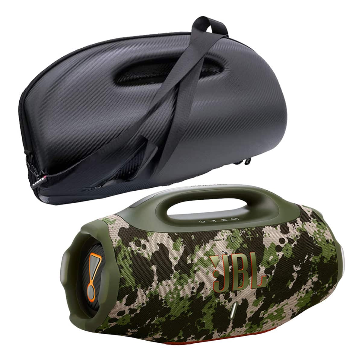 JBL - Boombox 4 Waterproof Portable Bluetooth Speaker Bundle with gSport Case - Camouflage