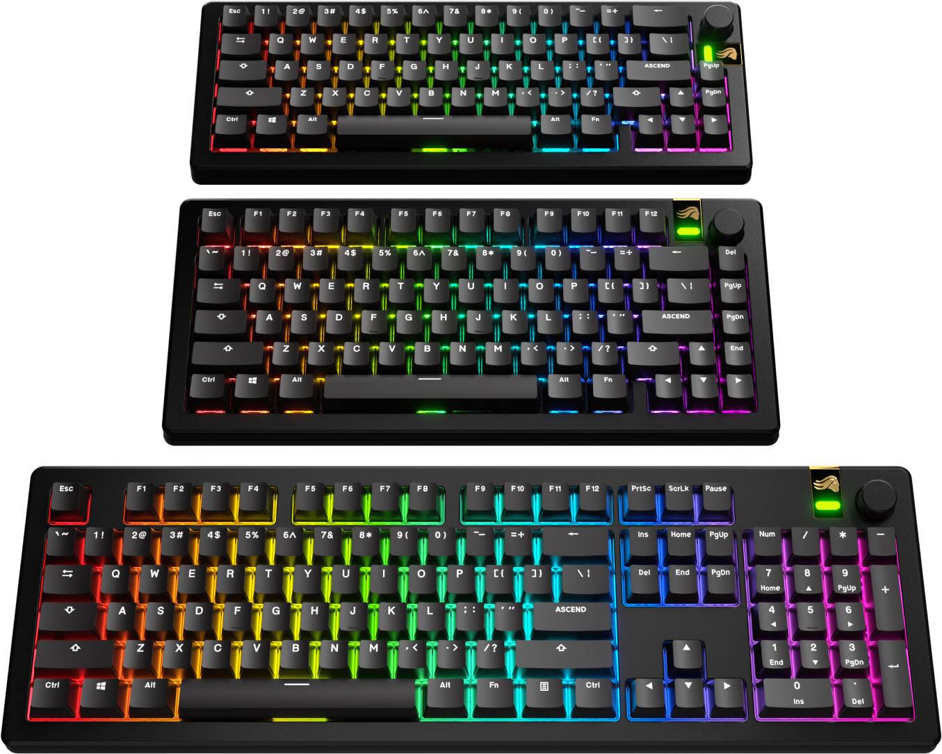 The text on the image reads:

"Es. 11 20 38 45 5% 6 7& 94 0) - Del Q W E R T Y U o P E 3 Pgup A S D F G H J K L ASCEND PgDn Z x C V  N   V 7 End Ci All AR Fa ESC F1 F2 F3 F4 F5 F6 F7 FB F9 F10 F11  PrtSc ScrLk Pause 1! 20 3# 4$ 5% 6 78 B. 9 0)  : ins Home PgUp Num IT Q W E R T Y U o P  3) I Del End PgDn 7 Home B 9 PgUp + A S D F G H J K L ASCEND 4 5 6 Z x  V  N  < > /? 7 1 End 2 3 PgDn Ctrl A Alt Fn Ctrl 0 Ins Del"

This text appears to be a description of the keyboard layout, with various keys and functions labeled.