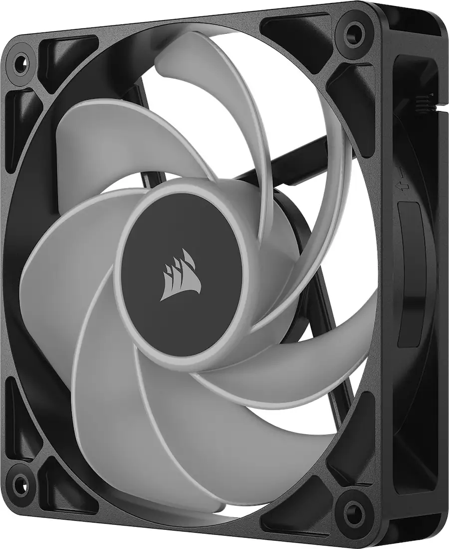 Corsair R120 CORSAIR RS120 R ARGB 120mm PWM Reverse Case Fans Triple Pack Black CO ...