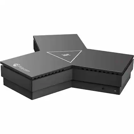 Front. HP - Poly Wired Microphone for Conference Room - Black - Table Mount.