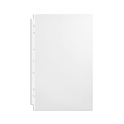 Front. Staples - Standard Weight Sheet Protector, 8.5" x 14", 50/Pack - Clear.