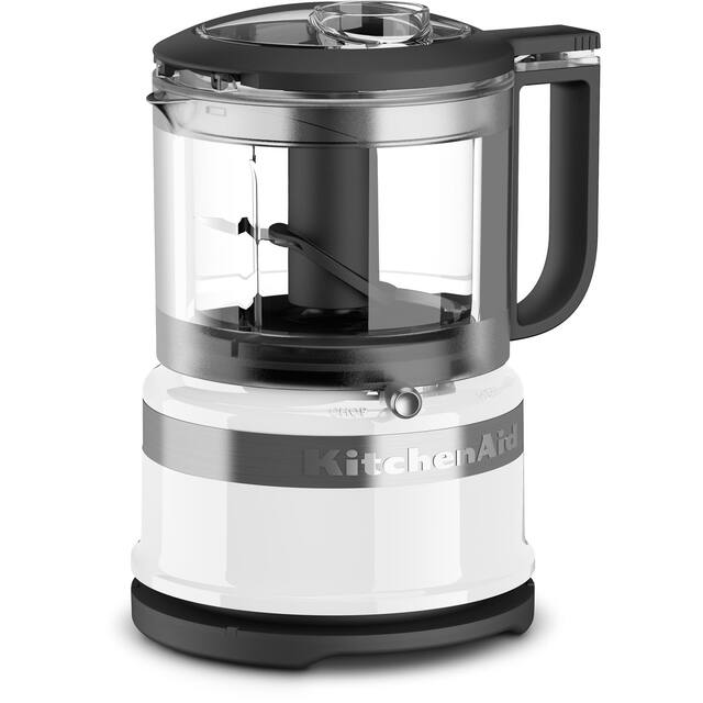 KitchenAid - 3.5-Cup Mini Food Processor - White
