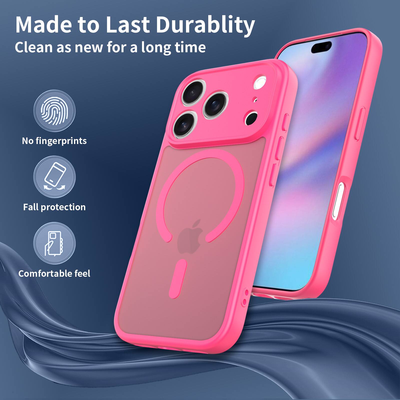 Dteck for Apple iPhone 18 Pro Max Slim Magnetic Case,Shock absorbent ...