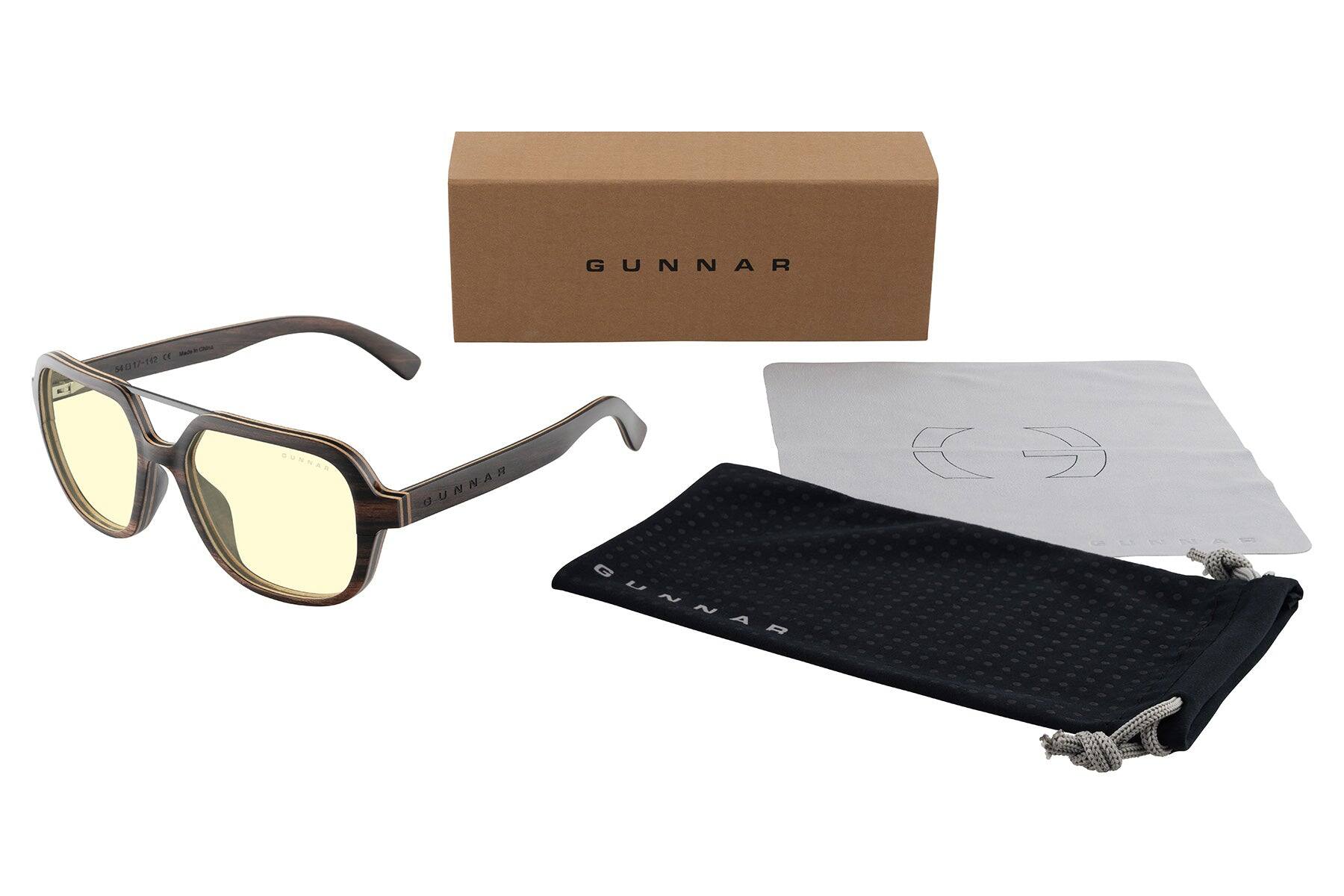 Alt View 9. GUNNAR - GUNNAR Computer Glasses  -  Humboldt, Ebony (wood), Clear Pro Lens - Blue Light Blocking, For Designers/Photographers - Ebony.