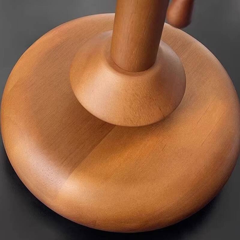 Alt View 4. Cluzine - Vintage Chinese Solid Wood Table Lamp Dimmable Eye Protection for Living Room Bedroom Homestay.