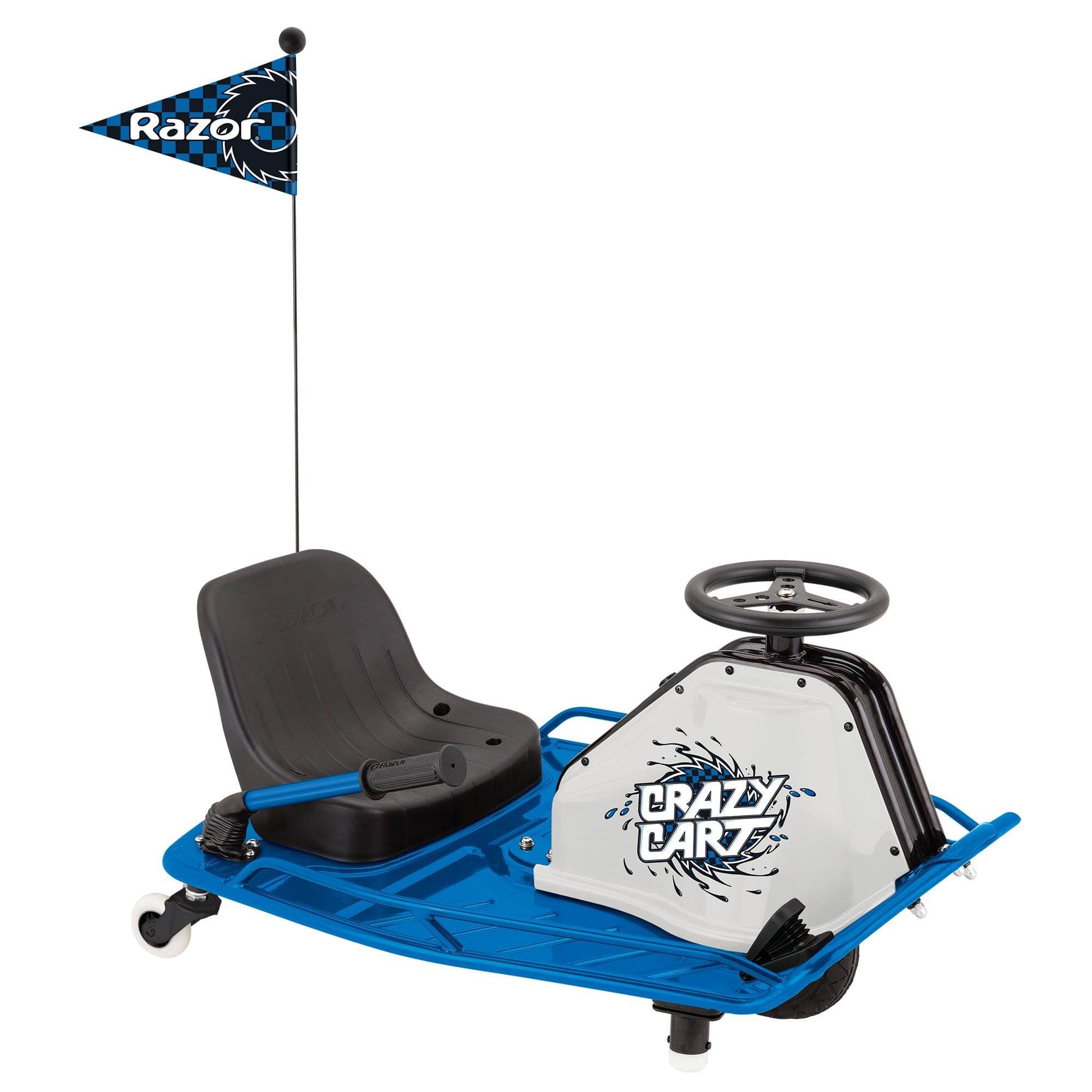 Razor - High Torque Motorized Drifting Crazy Cart with Drift Bar for Adults - Blue price history on PriceWatchPro