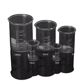 Kitcheniva - Borosilicate Measuring Lab Glassware 1 Set