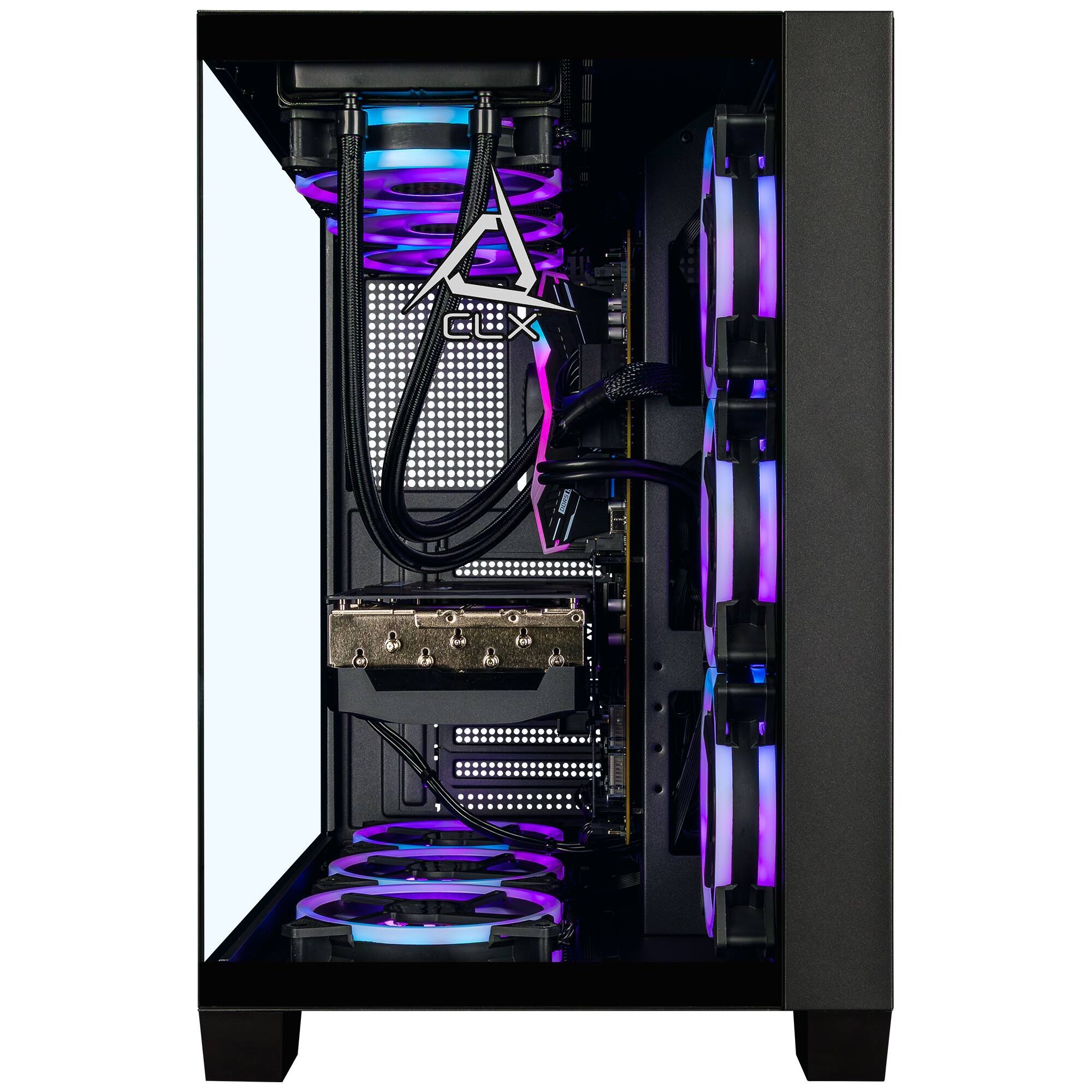 Alt View 7. CLX - SET Gaming Computer -  Intel Core Ultra 9 285K - 32GB DDR5 5600 Memory - GeForce RTX 5080 16GB - 2TB NVMe M.2 SSD - Black.