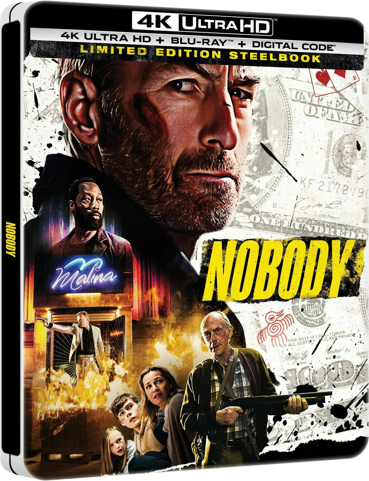Back. Nobody (Steelbook)   - 4K Blu-Ray.