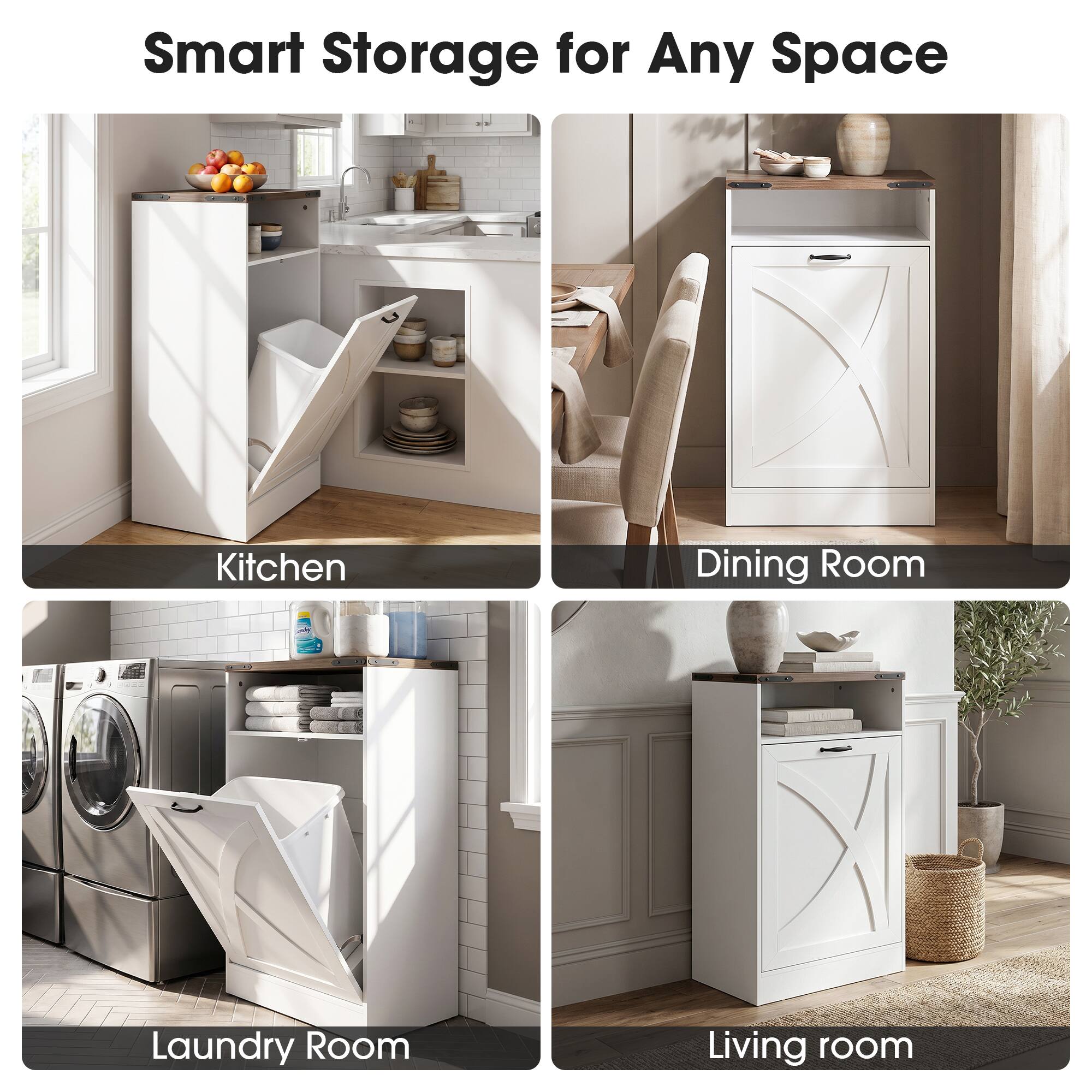 Smart Storage for Any Space

Kitchen  
Dining Room  
Laundry Room  
Living Room