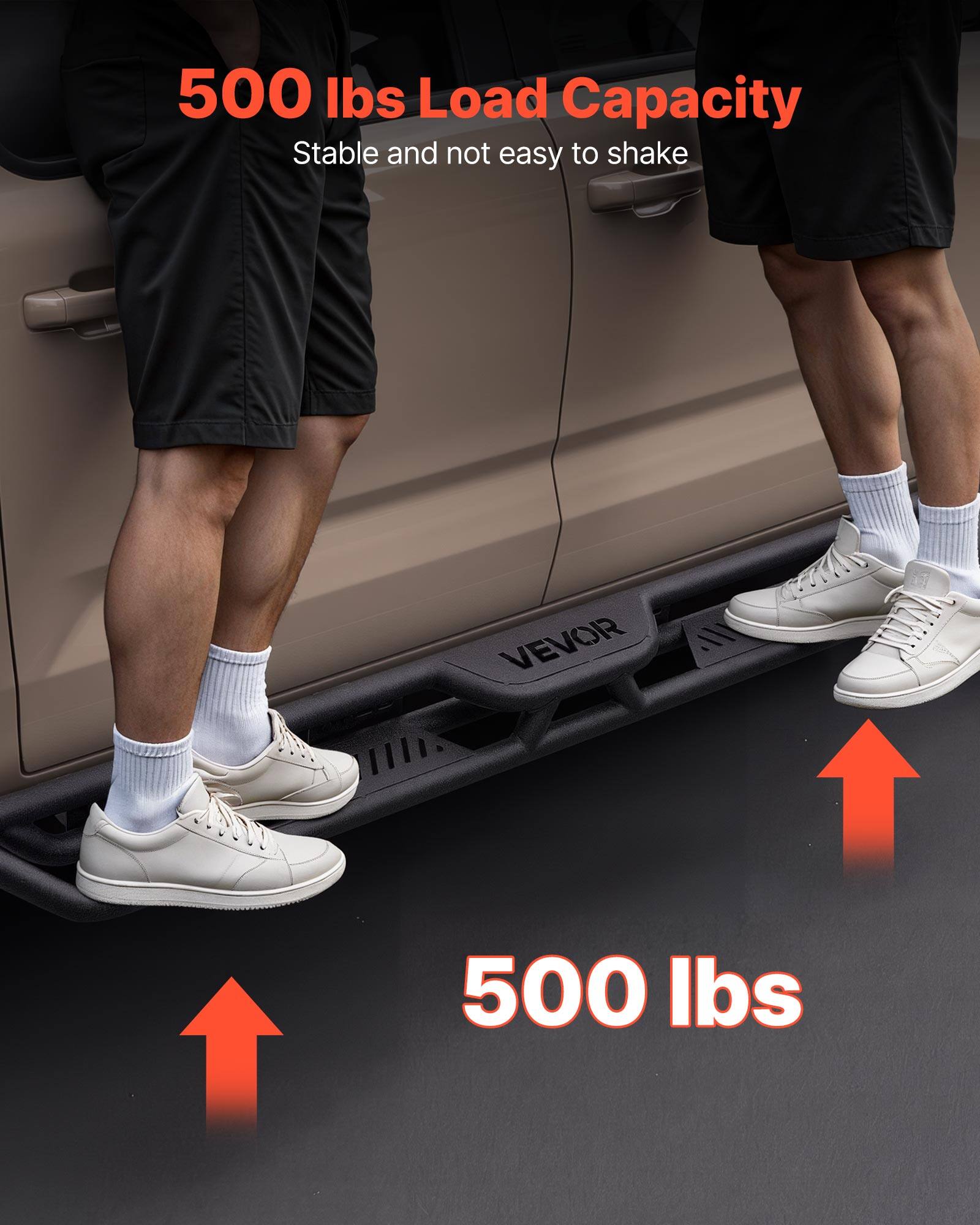 500 lbs Load Capacity  
Stable and not easy to shake  

500 lbs