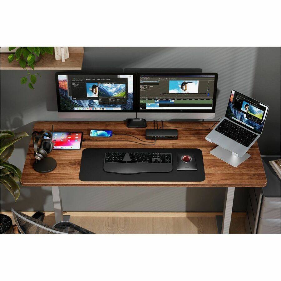 Alt View 6. Kensington - Kensington SD7100T5 EQ Pro 19-in-1 Thunderbolt 5 Docking Station - for Notebook, MacBook, iPhone - Charging Capability.