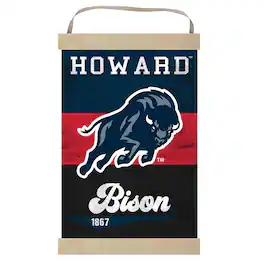 Jardine - Howard Bison Retro Logo Banner Sign - Navy