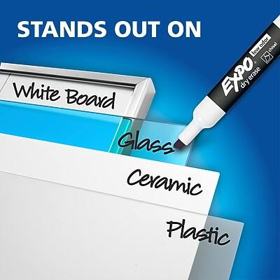 STANDS OUT ON  
White Board  
Glass  
Ceramic  
Plastic