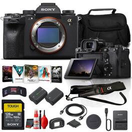 Sony - Alpha 1 Mirrorless Camera Body Bundle + 128GB Tough Memory Card + Battery + Case + HDMI Cable + More