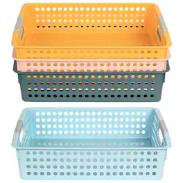 Dapper Styles - Classroom Organization And Storage Paper Tray Holds 4a Trays For Crayons Handicrafts Also Library Drawers O - 4pcs(4colors)