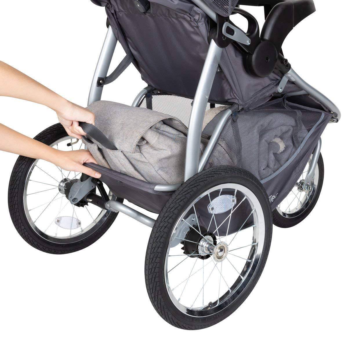 Alt View 1. Reds Spade - Expedition Race Tec Jogger Travel System With Ally Car Seat Ultra Grey - Ultra Black Plus Travel System.